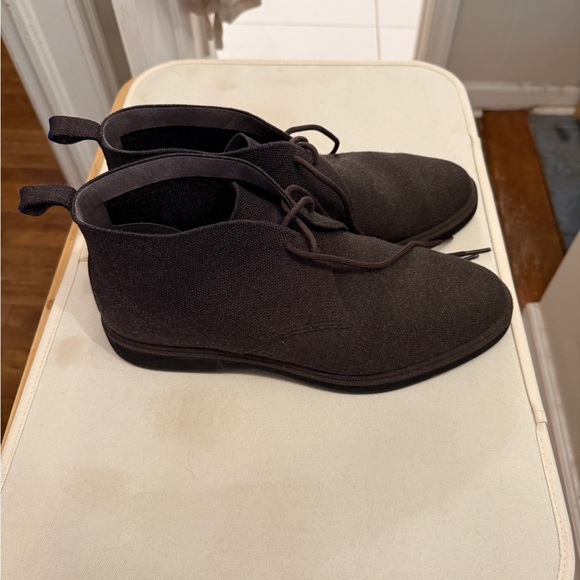 Rothy\'s Dark Brown Knit Chukka Boots